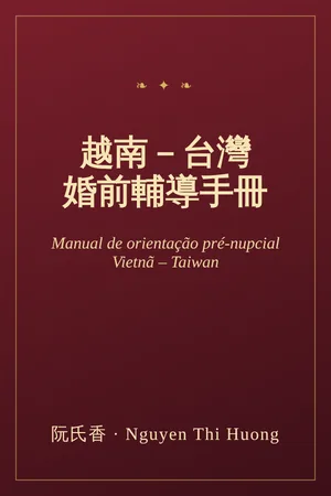 Capa de Manual de Orientação Pré-Nupcial Vietnã–Taiwan